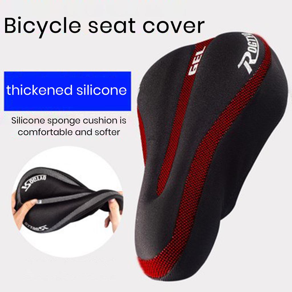 Easy Ergonomic Design To Convenient Install Seat Cushion Cover Thicken Bicycle Mtb Saddle Cover Replacement Part Bike Supplies