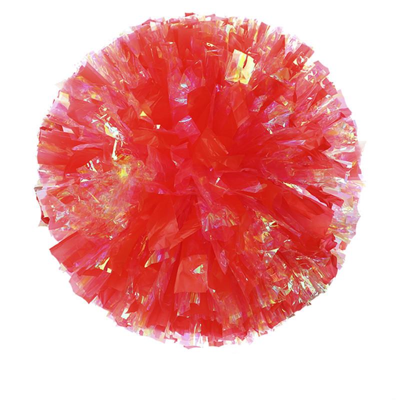 Женские разноцветные помпоны для черлидинга, шарики для черлидинга, черные и синие, золотые, серебряные, красные, зеленые, танцевальные аксессуары для черлидинга