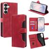 Skin Feel Magnetic Buckle Leather Phone Case