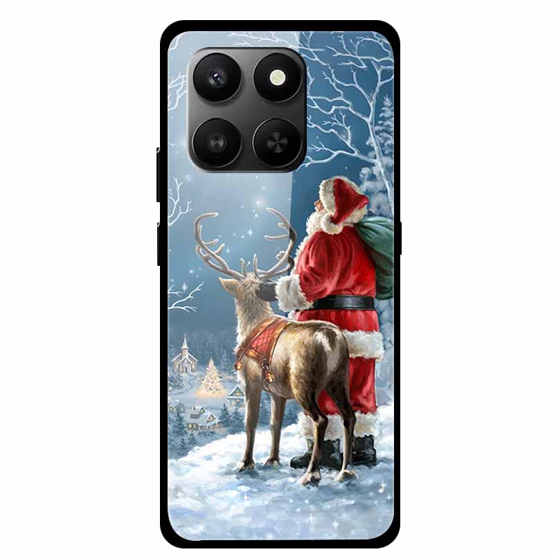 For Honor 200 Pro Cover Play 10T 5G Bumper Hard Tempered Glass Back Cases For Honor 400 Smart 5G Phone Case 6.77" Coque Funda