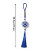 1 шт. Аксессуары для автомобиля Глаз Демона Синие глаза Ретро Брелок-талисман на удачу Подарки Автомобильные украшения Кисточки