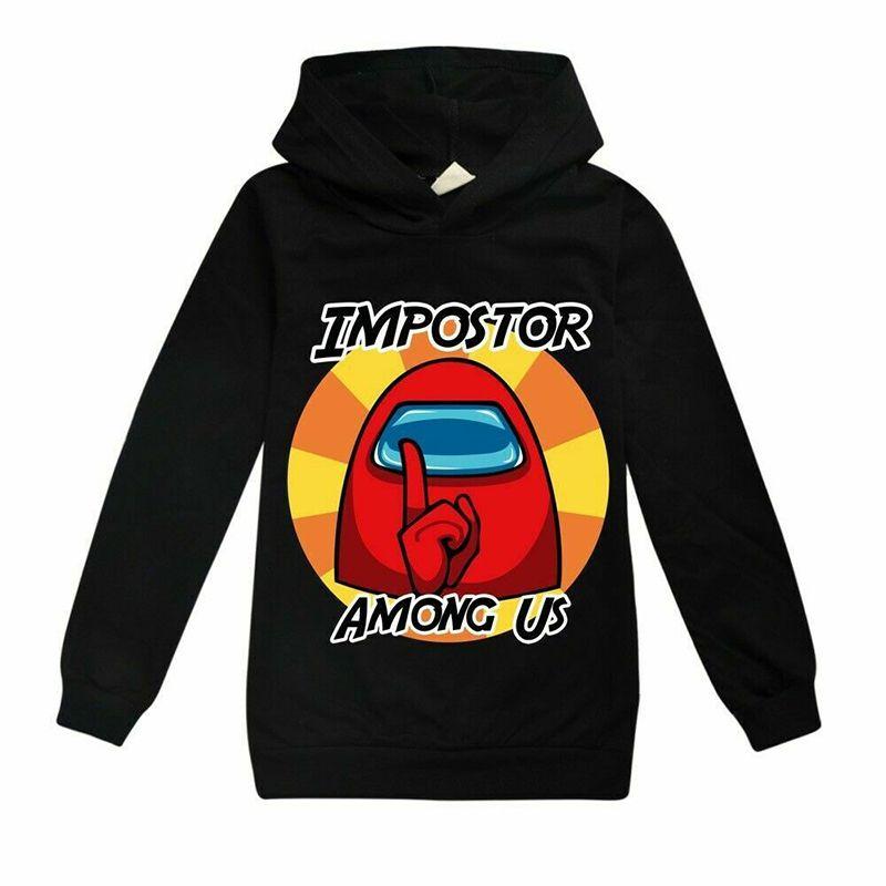 Among Impostor Us Game Kids Hoodie Boys Girls Hooded Sweatshirt Tops Jumper