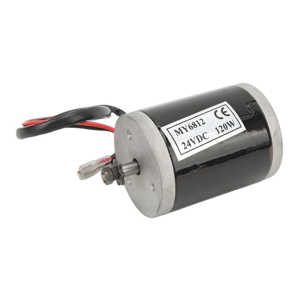 Electric Brushed Motor 24V120W High Speed Aluminum Alloy Brushed DC Motor for Electric Scooter