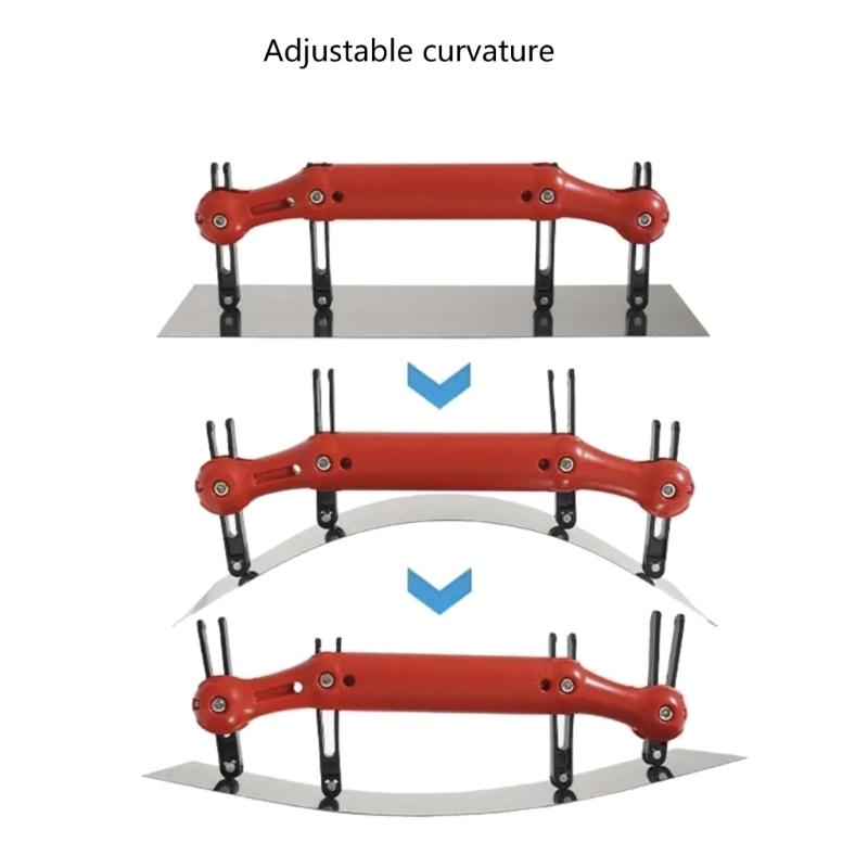Многофункциональный малярный шпатель, инструмент для каменщика, шпатель для шпатлевки, с регулируемой изогнутой конструкцией для эффективной отделки стен