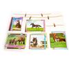 [L2474] - Sheet of Stickers 'Passion Horses' Pink Blue (50x70 Cm)