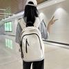 Schoolbag New Large Capacity American Trendy Cool Simple Fashion Versatile ins High Value School Bag Junior High School Student Backpack