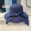 Fashion Sun Protection Summer Sun Hat Bowknot Breathable Beach Cap Casual Travel Bucket Hat for Women