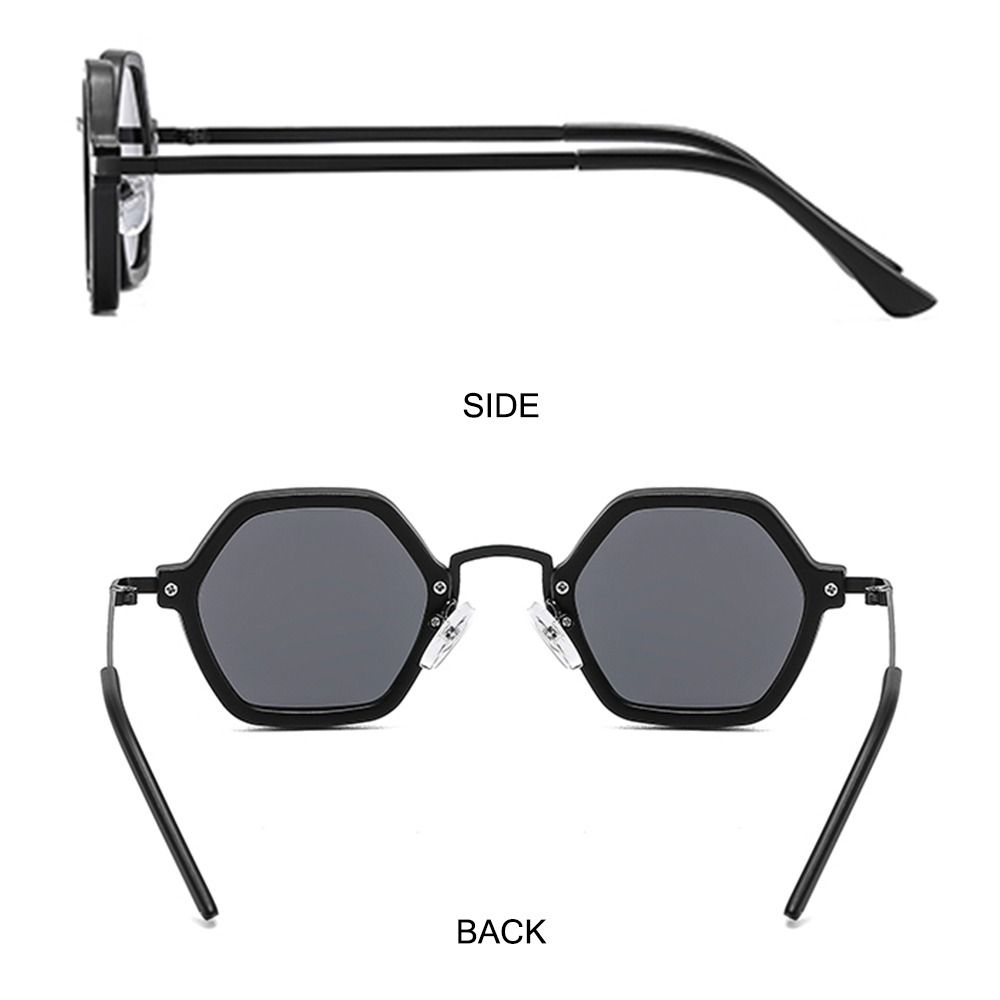 Unisex Punk Shades Hip Hop Metal Frame Sun Glasses Fashion Driving Eyewear  for Women & Men