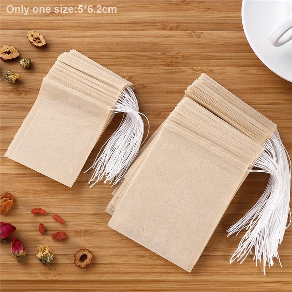 Drawstring Heat Seal Disposable For Herb Loose Tea Coffee Infuser Tea Strainer Filter Bags Tea Bag