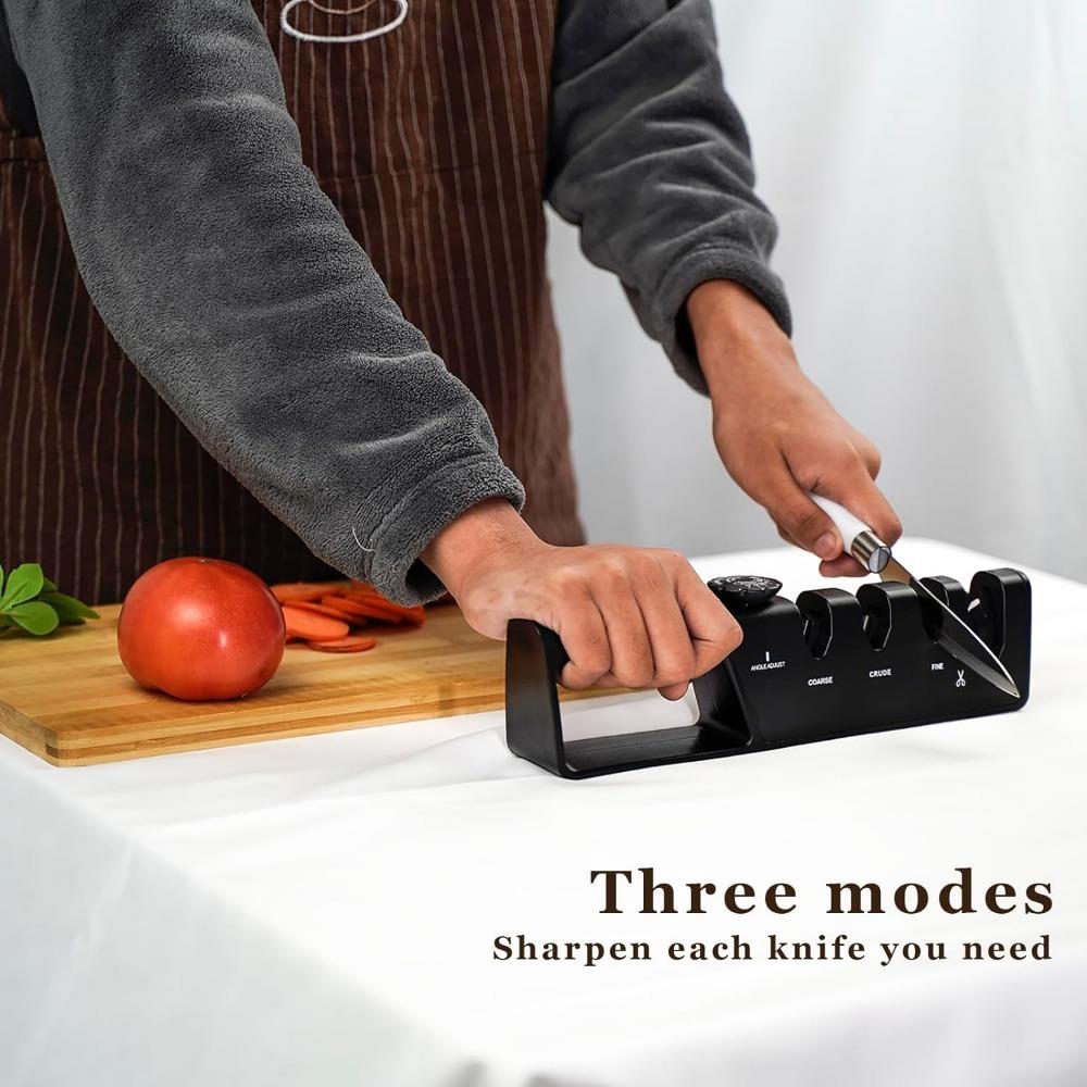 4-в-1 регулируемая точилка для ножей Blade Sharp Kitchen Knife Sharpener Tool Подходит для кухонных ножей Kitchen Tools