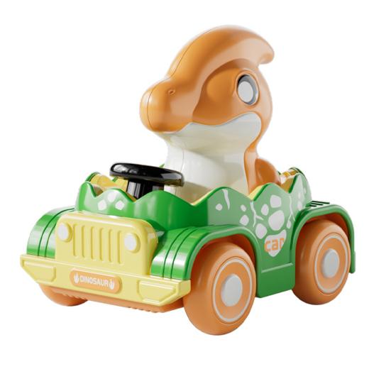 Детский игрушечный динозавр, игрушечный динозавр, инерционный привод, съемный гоночный автомобиль для детей от 0 до 3 лет, для мальчиков и девочек, развивающий игрушечный динозавр из мультфильма