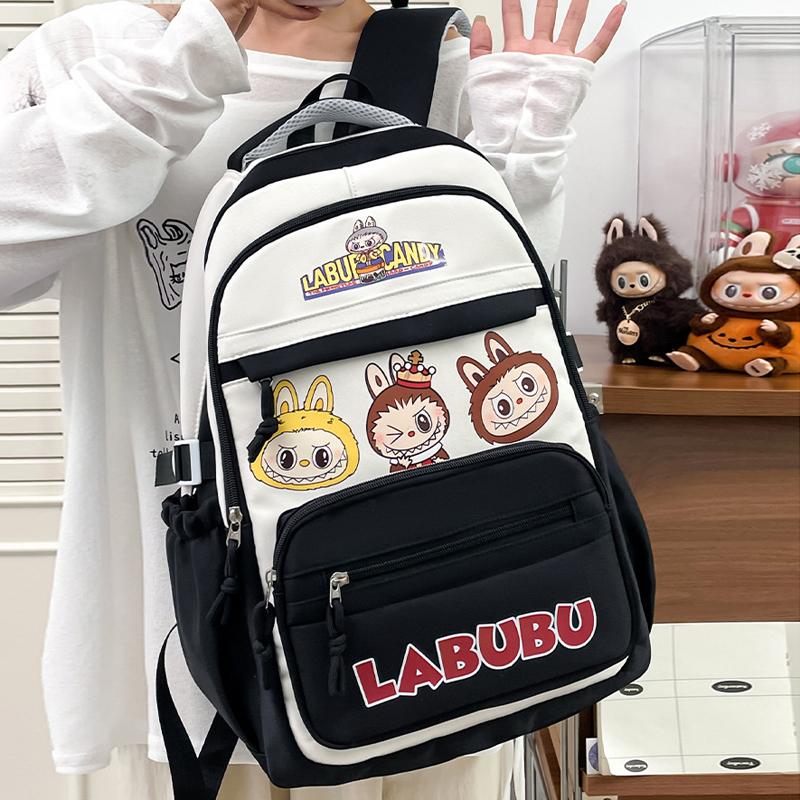 Рюкзак LABUBU Школьный рюкзак Рюкзак Детская сумка LABUBU Рюкзак для начальной школы Рюкзак для девочки Рюкзак для мальчика Школьный рюкзак 6 цветов