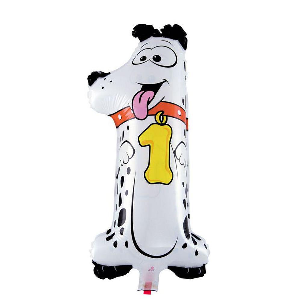 1 шт., воздушные шары из фольги с номерами животных, детский декор для вечеринки, дня рождения, свадьбы
