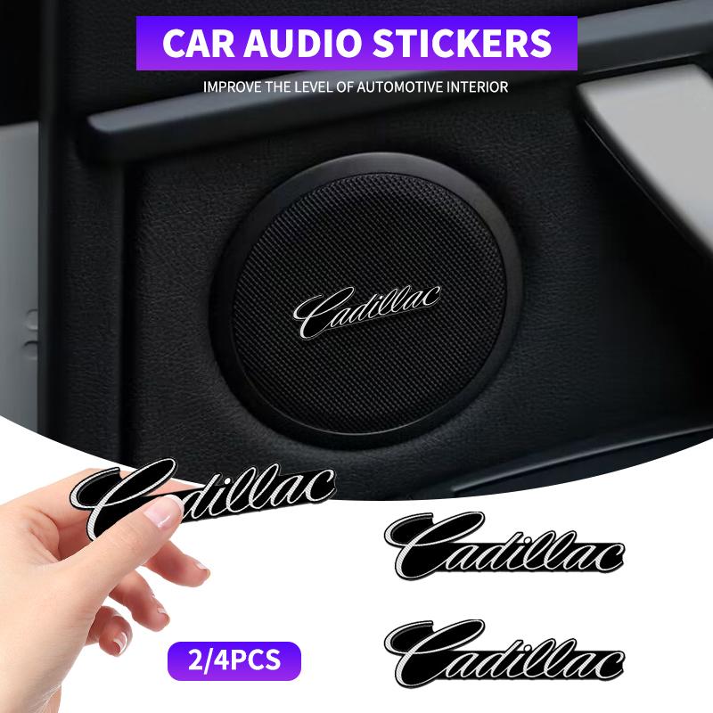 2/4 шт. Металлический значок динамика Harman Kardon Аудио Автомобиль 3D наклейка Для логотипа Cadillac Escalade CTS ATS SRX XTS XT5 STS CT5 CT6 BLS XLR
