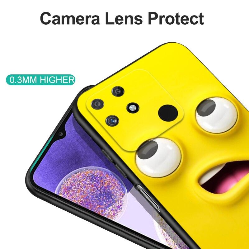 Для Realme Narzo 50A чехол 6,5 дюймов для OPPO Realme Narzo50A 50 A чехол RMX3430 чехол для телефона черный чехол из ТПУ милый забавный