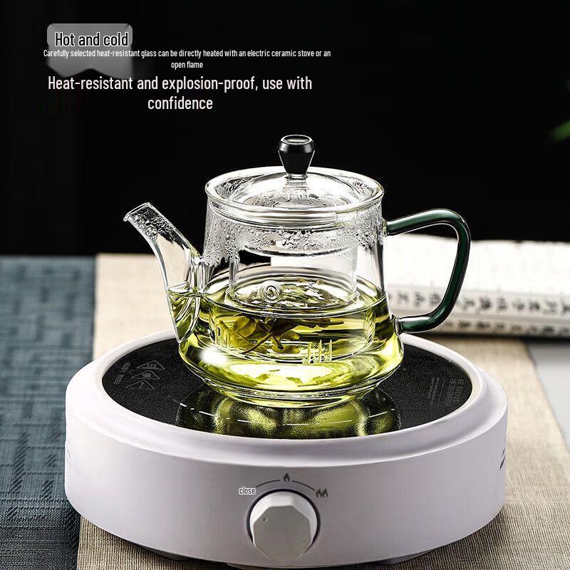 Qianyu Heat-Resistant Borosilicate Glass Teapot & Tea Set
