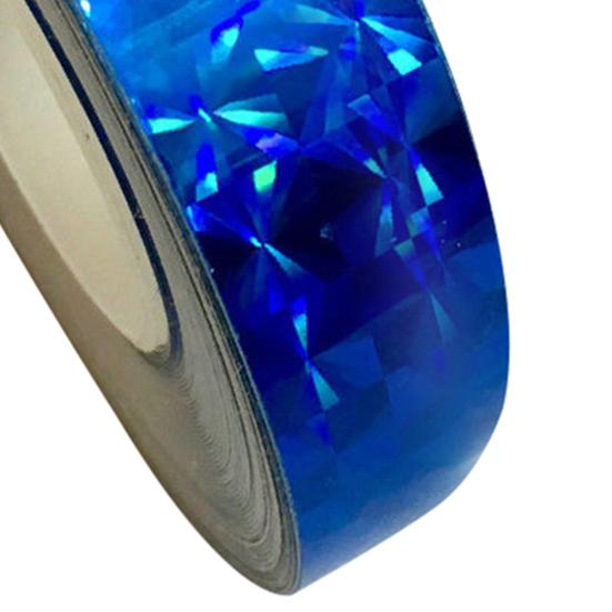 1,2 см X 30 м квадратная блестящая голографическая призматическая лента для упаковки подарков ARI