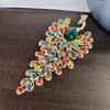 1pc Jewelry Accessories Luxury Peacock Brooches Colorful Rhinestone Creative For Women Crystal Brooch Pins