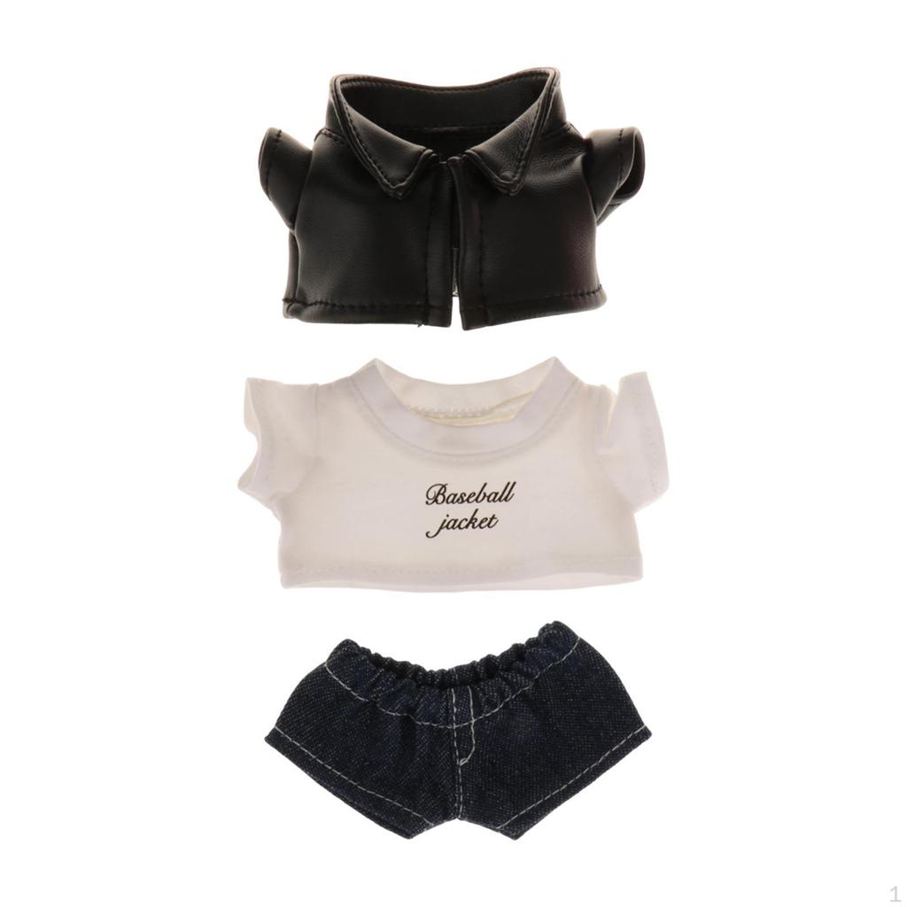 Plush Doll Clothes Costumes Fashion Girl Top Outfit Make Your Own Dolls for 15cm