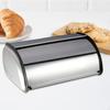 Bread Bin with Roll Lid Keeper Portable Large Capacity Box Storage Holder for