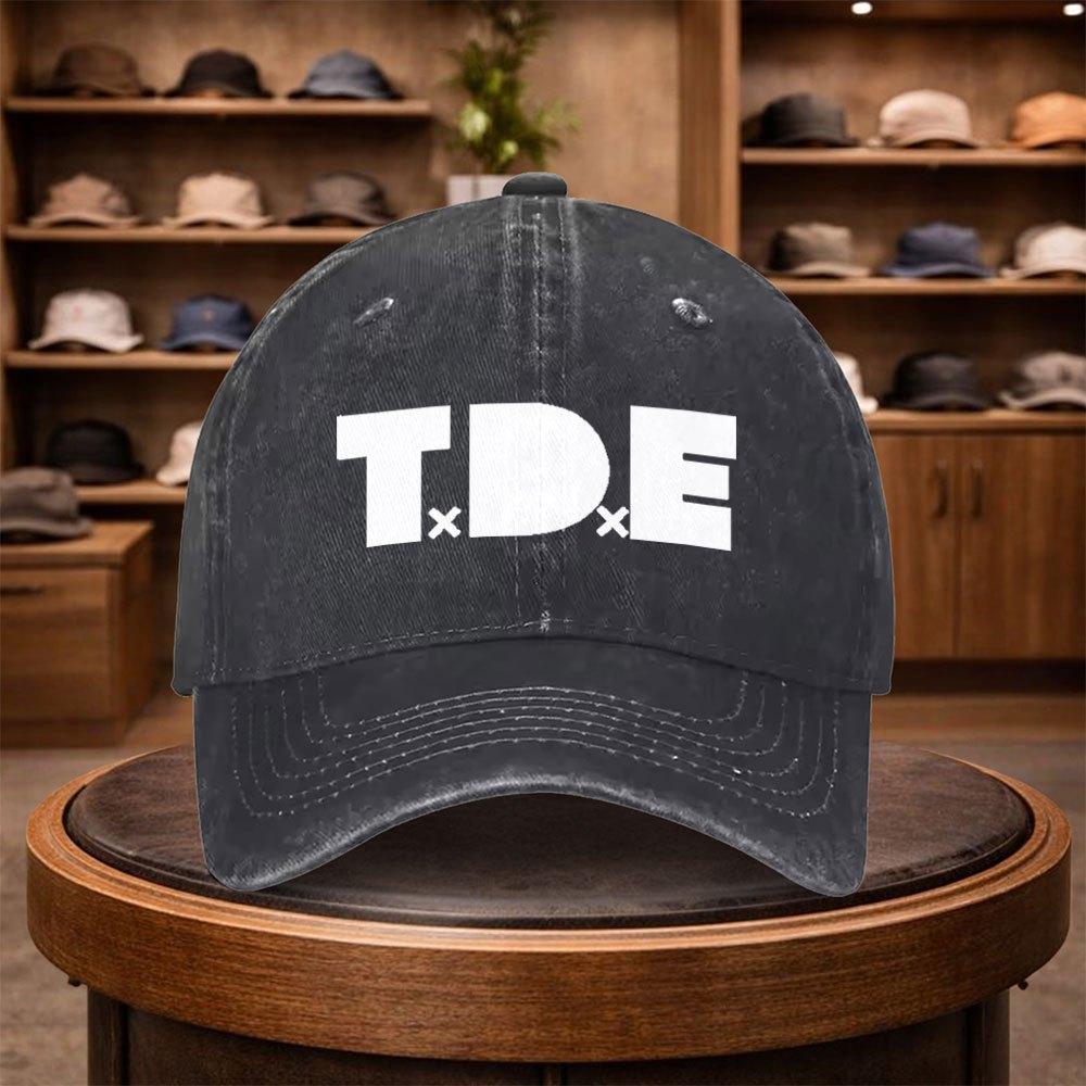 A UnisexS TDE Music Art Baseball Cap Stylish And Adjustable for Outdoor Use Featuring an Urban Design This Lightweight And Fash