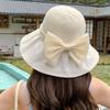 Весенне-летняя новая высококачественная шляпа-панама из органзы с полями для защиты лица от солнца, женская уличная пляжная шляпа от солнца