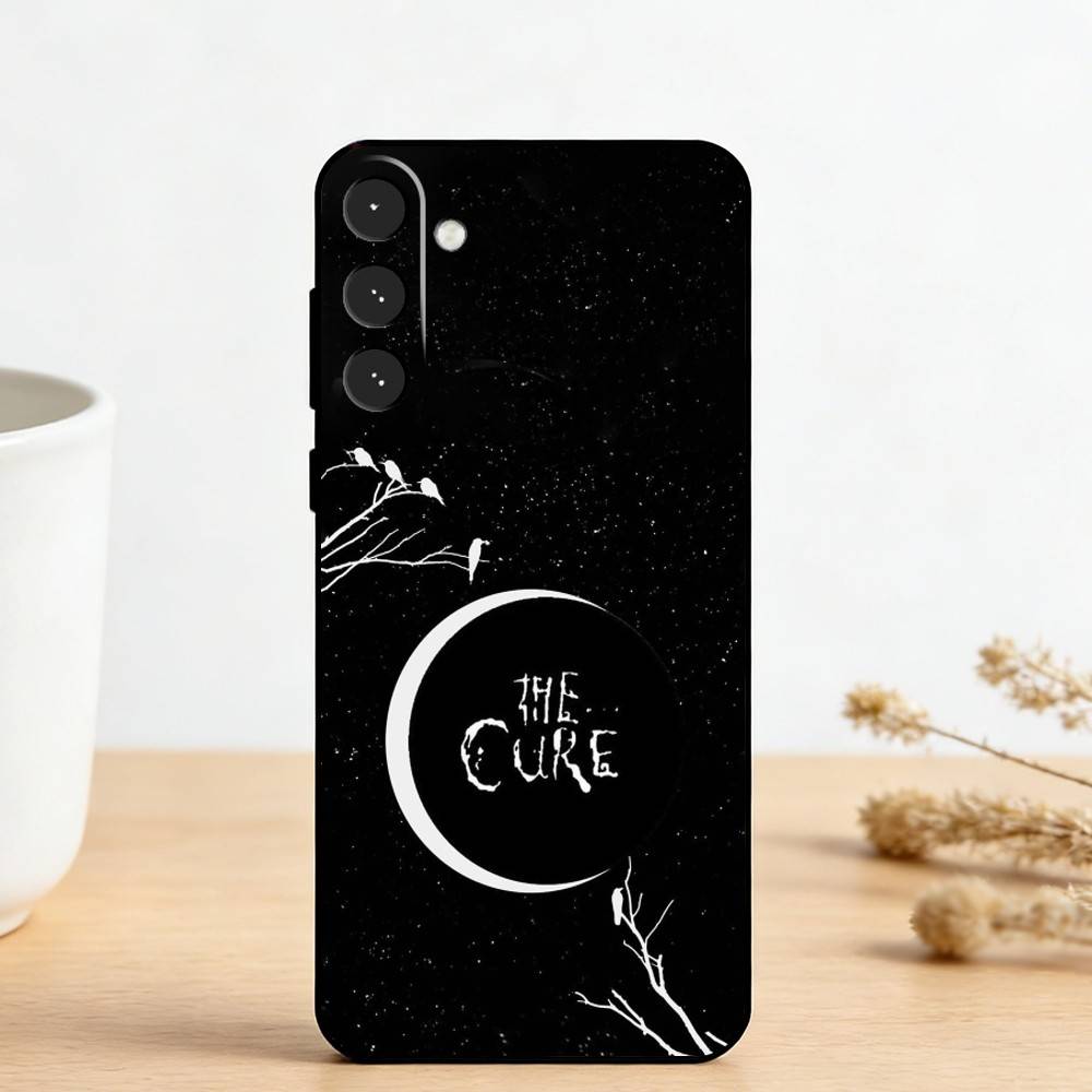 The Robert C-CureS Smith Robert Smith Phone Case For Samsung Galaxy A73,A72,A71,A70,A53,A52,A51,Others Soft Black Cover