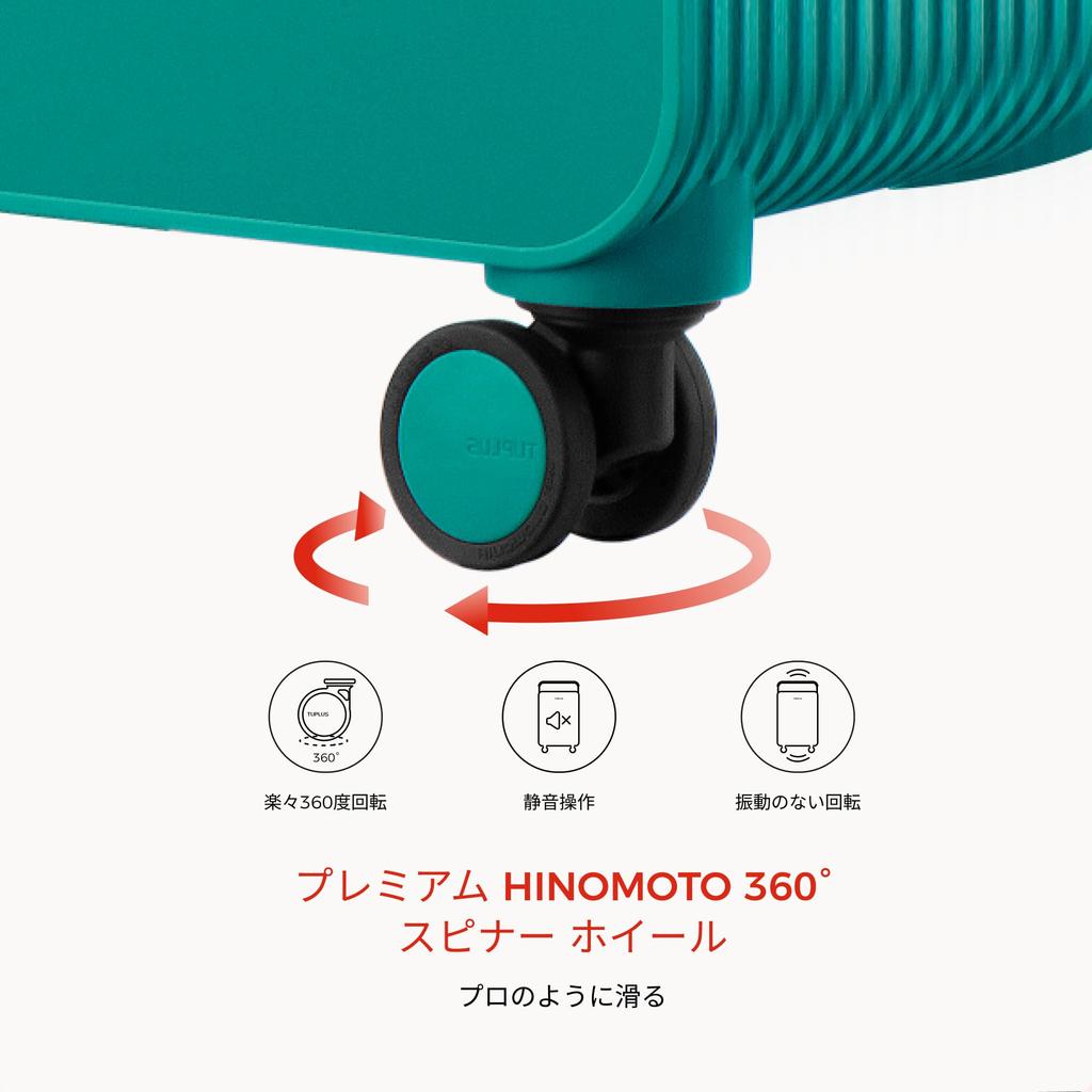 Suitcase ABS Carry Case Large Shockproof Carry Bag Quiet 8 Wheels Travel Business Business Trip Equipped with TSA Balance Series [TUPLUS] Rourke,