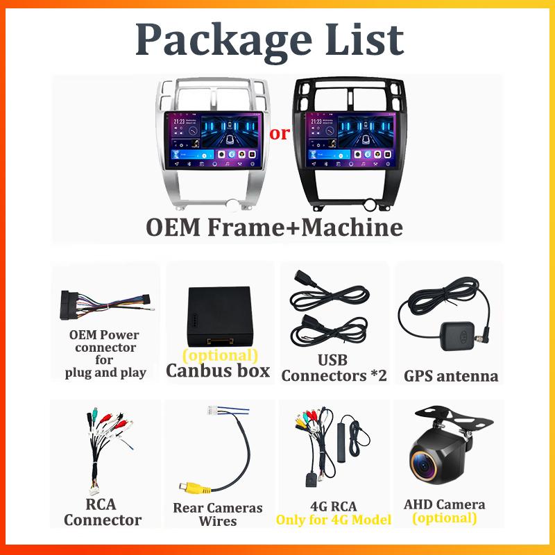 Автомагнитола Android 14 для Hyundai Tucson 1 2004 Carplay Auto Экран Беспроводной Android Auto Интеллектуальные Автомобильные Системы 5G Wi-Fi