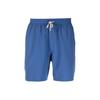 Polo Однотонные повседневные шорты с вышивкой логотипа на резинке Мужские шорты Синий 710829851-045