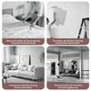 Waterproof Disposable Dust Covers Transparent PE Disposable Bed Cover  Bed Protection