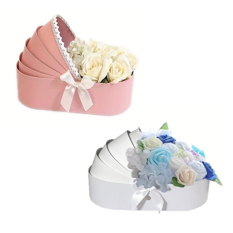 1 шт. креативная подарочная коробка для мыла, цветочная упаковочная коробка, детская колыбель, цветочная коробка, ежемесячная подарочная коробка для новорожденного