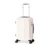 Suitcase Hard Case Dekakaru Edge 34L 40L [Asia Luggage] Carry-on Men's Women's ALI-088-18W (Vanilla)