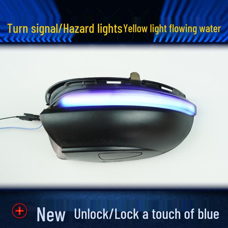 Blue-Tinted Sequential Turn Signal Light for Volkswagen Golf GT1 09-13 Rearview Mirror