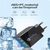 3.1A 4 порта EU/US Plug USB зарядное устройство для быстрой зарядки QC 3.0 зарядное устройство для телефона iPhone Samsung Xiaomi зарядный адаптер