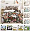 3D Printed Rabbit Bedding Set Cute Animal Down Duvet Cover Pillowcase 2/3 Pieces AU/EU/DE Full Size Soft Home Textile Easter Quilt Cover
