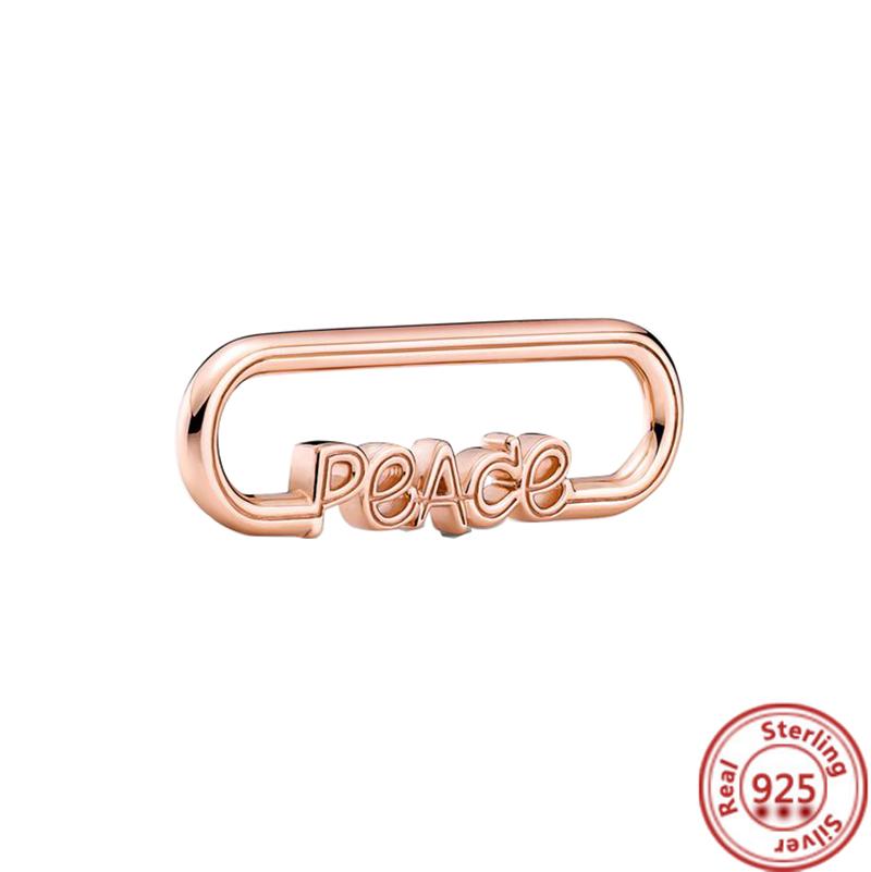 Кольцо Me из стерлингового серебра 925 пробы с круглым разъемом, двойной браслет, подходит для оригинального браслета-цепочки Me Link, ювелирные изделия