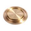 Round Brass Coaster Heat Resistant Cup Mats Tables Centerpieces Decorations Tea Tray  Coffee Tables