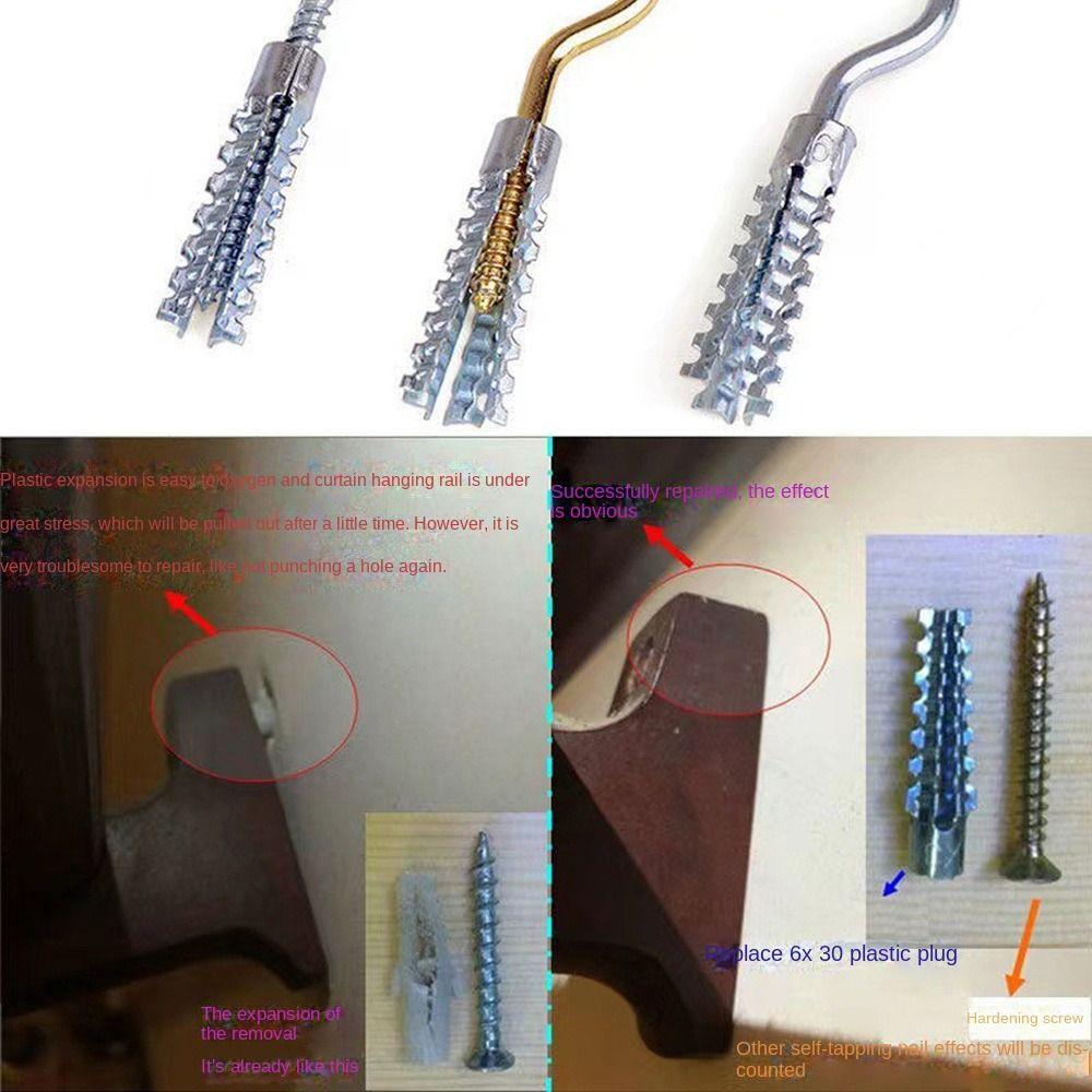 Саморез с насечками Колючие дюбели для сверления Новые анкеры для стен Бетонная стена
