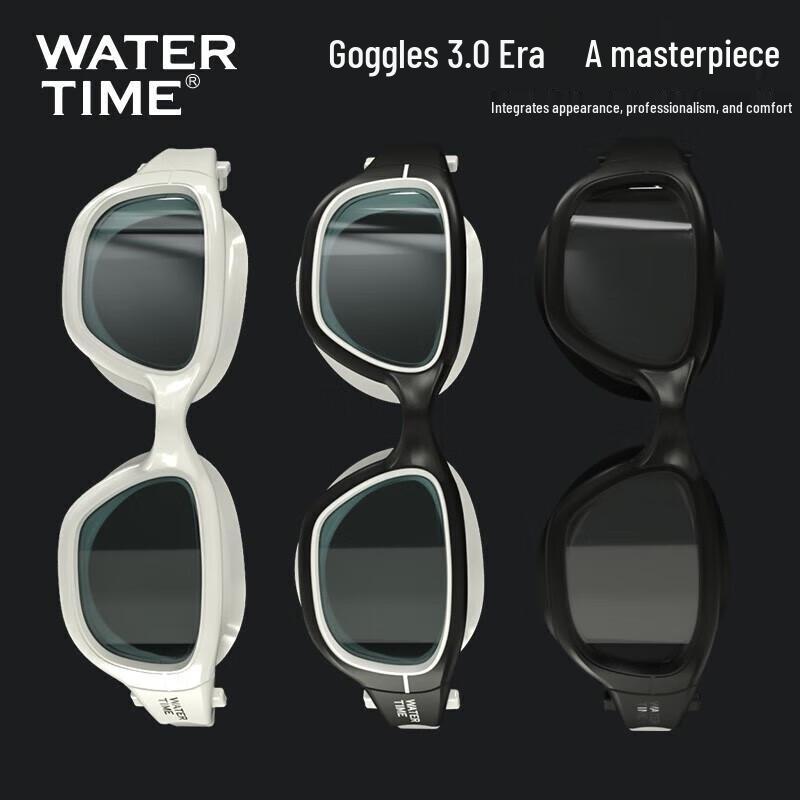 WATERTIME Anti-Fog HD Large Frame Swimming Goggles
