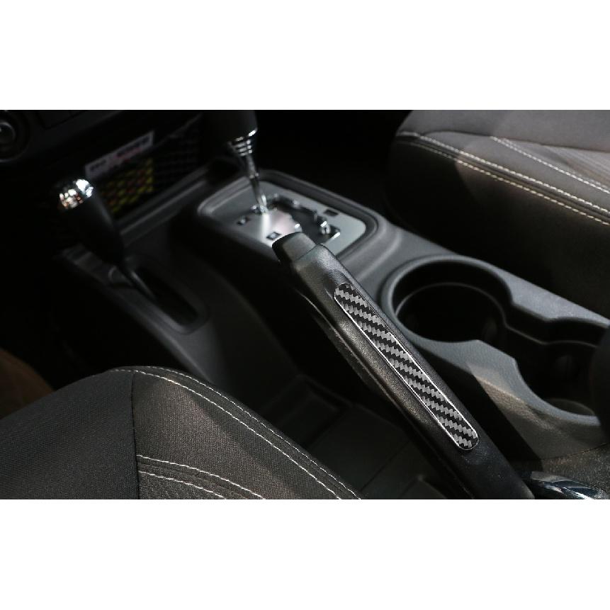 Декоративный чехол для ручного тормоза автомобиля для Jeep Wrangler JK JKU Rubicon Sports 2007-2017, наклейки на отделку ручного тормоза для интерьера