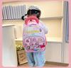 Прочный детский рюкзак с мультяшным рисунком - Большая вместимость, Легкий, Грязеотталкивающий, Дизайн с двойными плечевыми лямками для использования в детском саду за границей