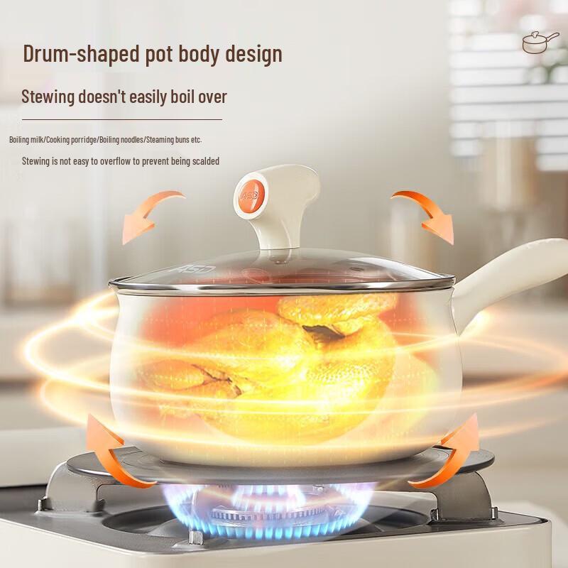 ASD 16cm Ceramic Non-stick Milk Pot