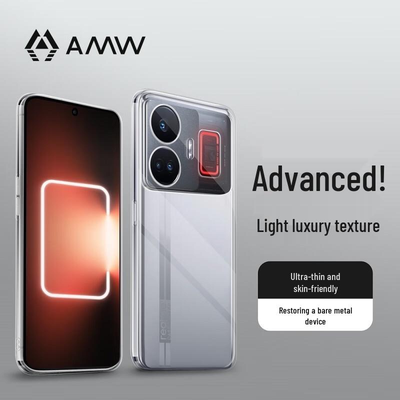 Прозрачный противоударный чехол для телефона AMW для OPPO и Realme