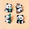 Модные украшения Брошь Панда Форма животного Мультяшный значок Панда Значок на лацкан Панда Подарок для друга