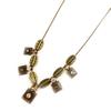 Les Trésors De Lily [D2420] - Designer Necklace 'Phedre' Brown