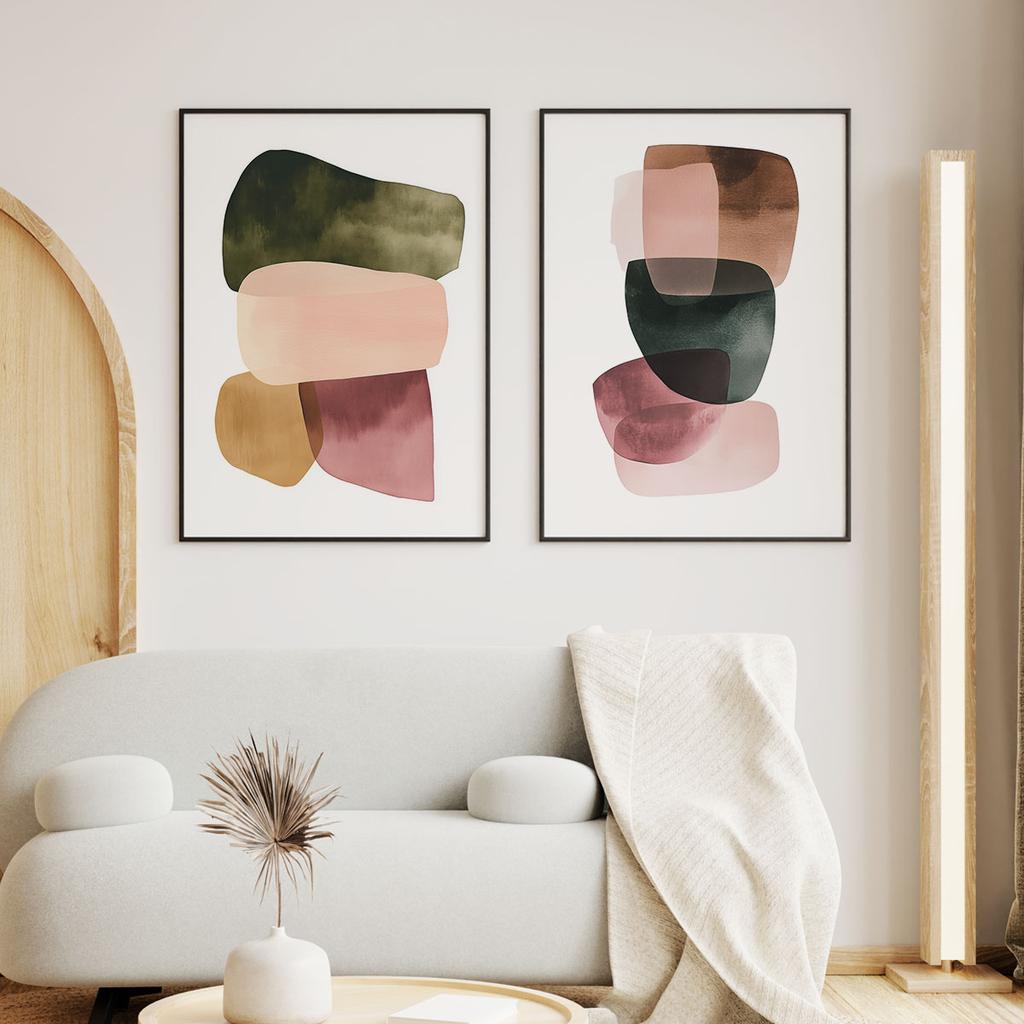 Набор из двух плакатов композиция