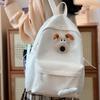 Wind Cute Puppy Schoolbag Female High School Student Corduroy Schoolbag Casual Campus Backpack College Student