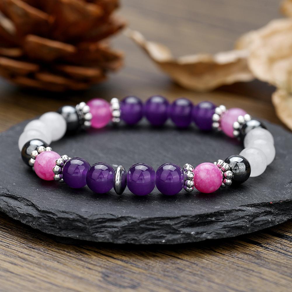 Кристаллический браслет тигровый глаз эластичный браслет из бисера оптовая продажа натуральный камень экспорт ювелирные изделия бисер браслет