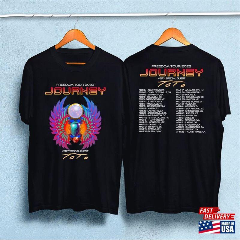 Футболка унисекс Toto Journey Freedom Tour, полный размер S-5XL